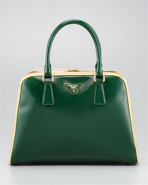 prada green tote bag|prada green handbag.